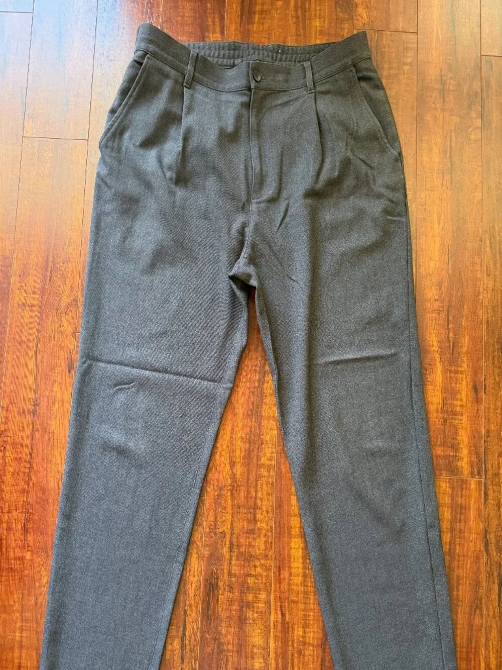 Zara Charcoal Gray Tailored Dress Pants Straight Leg